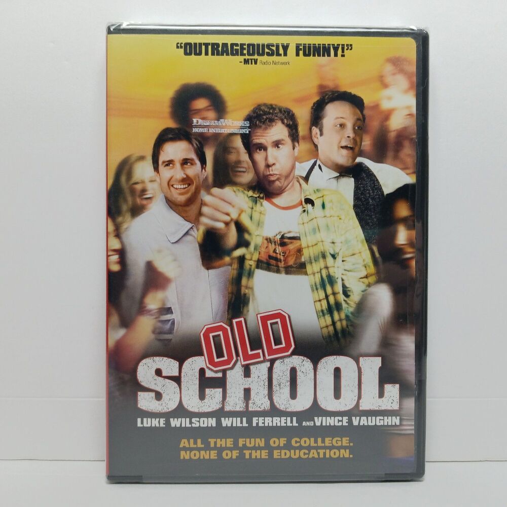 Old School DVD 2003 Comedy Rated R Full Frame Edition Will Ferrell Vince Vaughn
